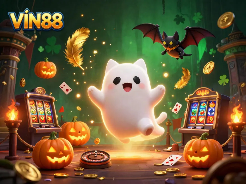 Experience thrilling gameplay at VIN88 with vibrant visuals and interactive casino elements.