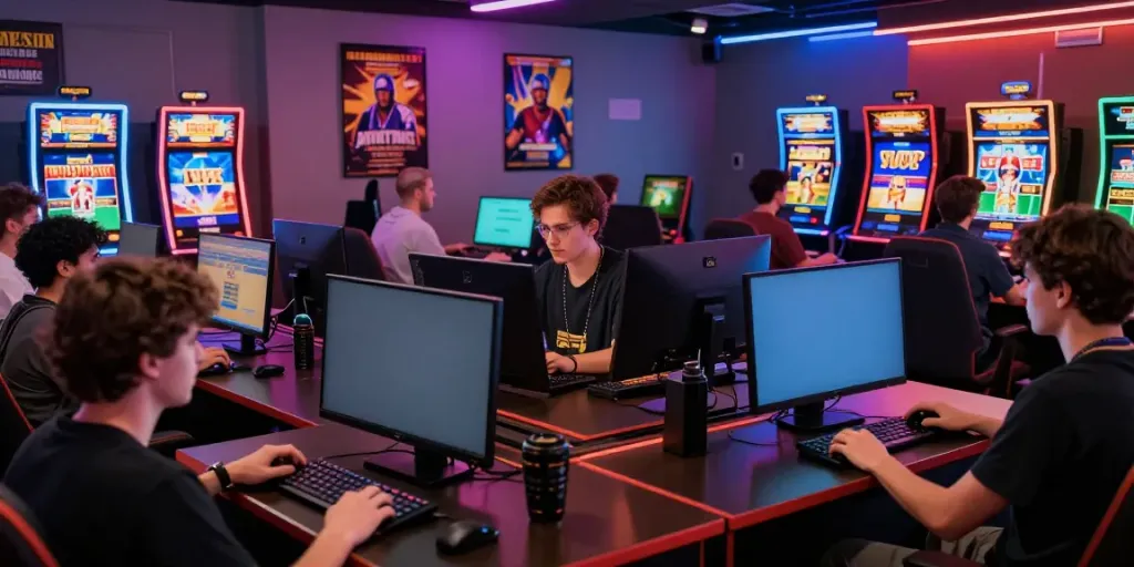 Players experiencing thrilling games at 9bet, showcasing interactive betting and gaming excitement.