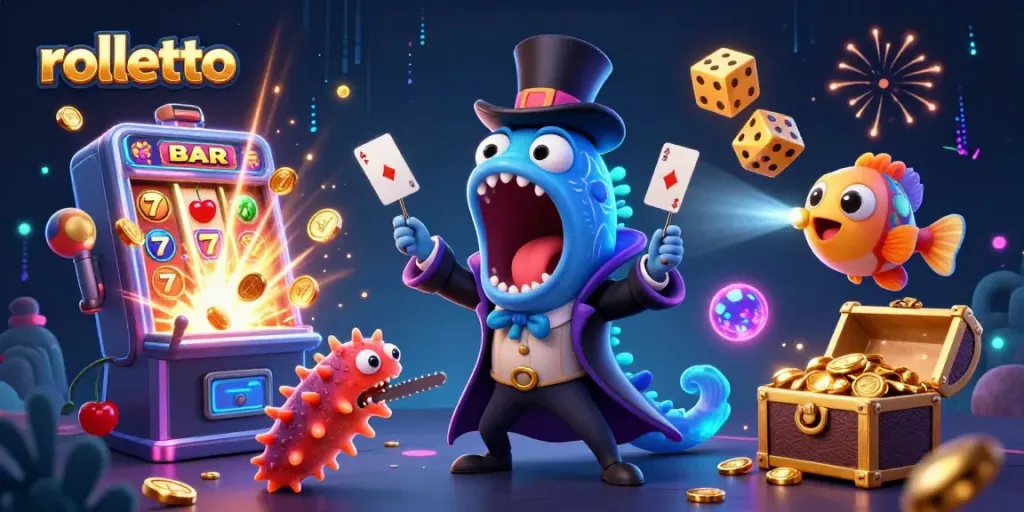 Experience rolletto's vibrant casino magic with a deep-sea theme, showcasing thrilling games and bonuses.