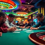 Experience thrilling poker action at the casino with players in focus, highlighting https://bancaonline88.com/ strategies for winning hands.