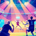 Cheering fans at a sports event showcasing the energy of sportsabc.