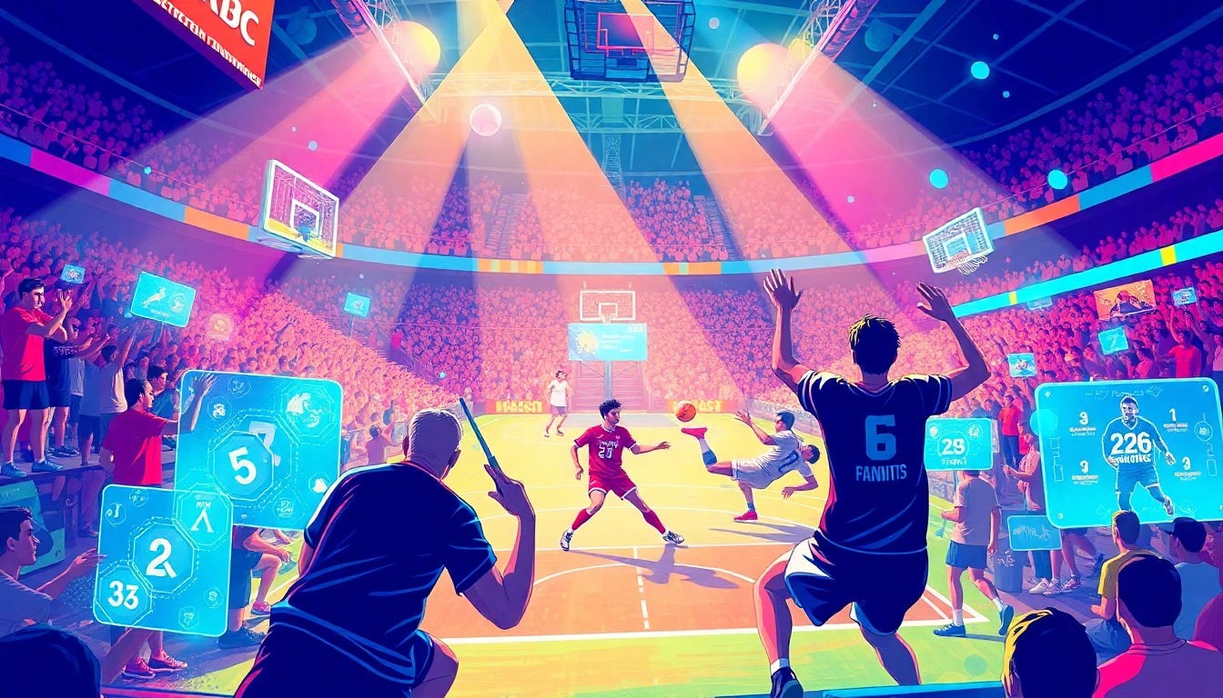Cheering fans at a sports event showcasing the energy of sportsabc.