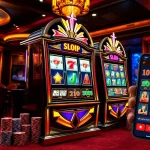 Play thrilling Slot Online games at vibrant casinos showcasing advanced slot machines.