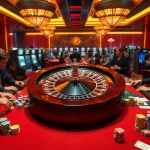 Experience the thrill of F8bet at a luxurious casino with roulette and poker games.