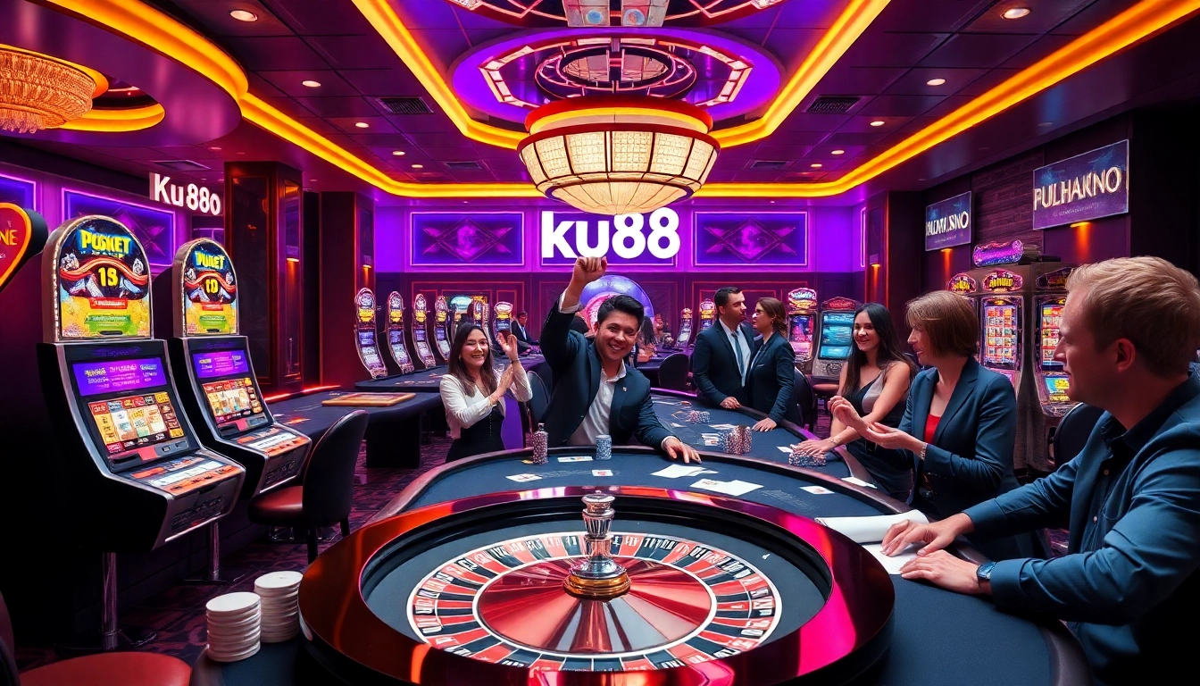 Experience the thrill of winning at ku88 with vibrant casino tables and exciting gameplay.