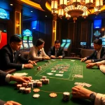 Experience thrilling gameplay with s8 đăng nhập featured prominently on luxurious poker tables with vibrant casino details.
