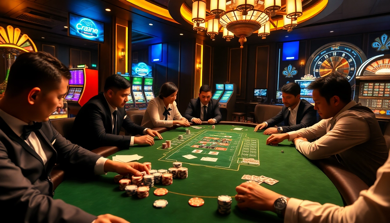 Experience thrilling gameplay with s8 đăng nhập featured prominently on luxurious poker tables with vibrant casino details.