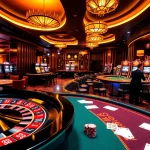 KJC gamblers enjoying an exciting casino experience with vibrant tables and slot machines.