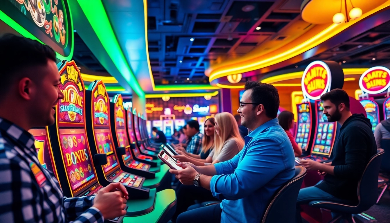 Engaging online gaming scene with doaslot login interface highlighting vibrant slot game excitement.