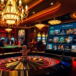 Exciting casino scene showcasing https://king88us.com/ with vibrant roulette and poker gameplay.
