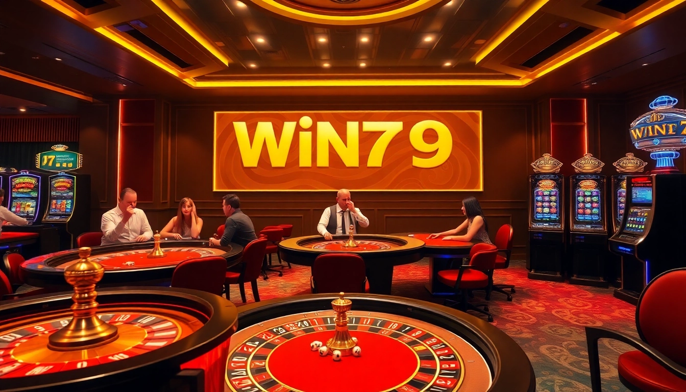 Experience the excitement of Win79 with engaging poker tables and dynamic gaming action.