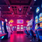 Kode4d link showcasing a vibrant online gaming environment with modern slot machines and secure interfaces.