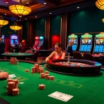 Experience the excitement of U888 casino gaming with vibrant tables and engaging players.