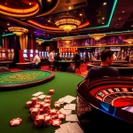 Experience the excitement of gambling at http://789f.mex.com/ with vibrant casino scenes featuring poker and slot machines.