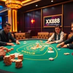 Experience the thrill of gambling at XX88 with exciting poker action and professional elegance.
