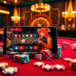 Players enjoying the excitement of S8 casino games with poker chips and cards stacked on a colorful table.