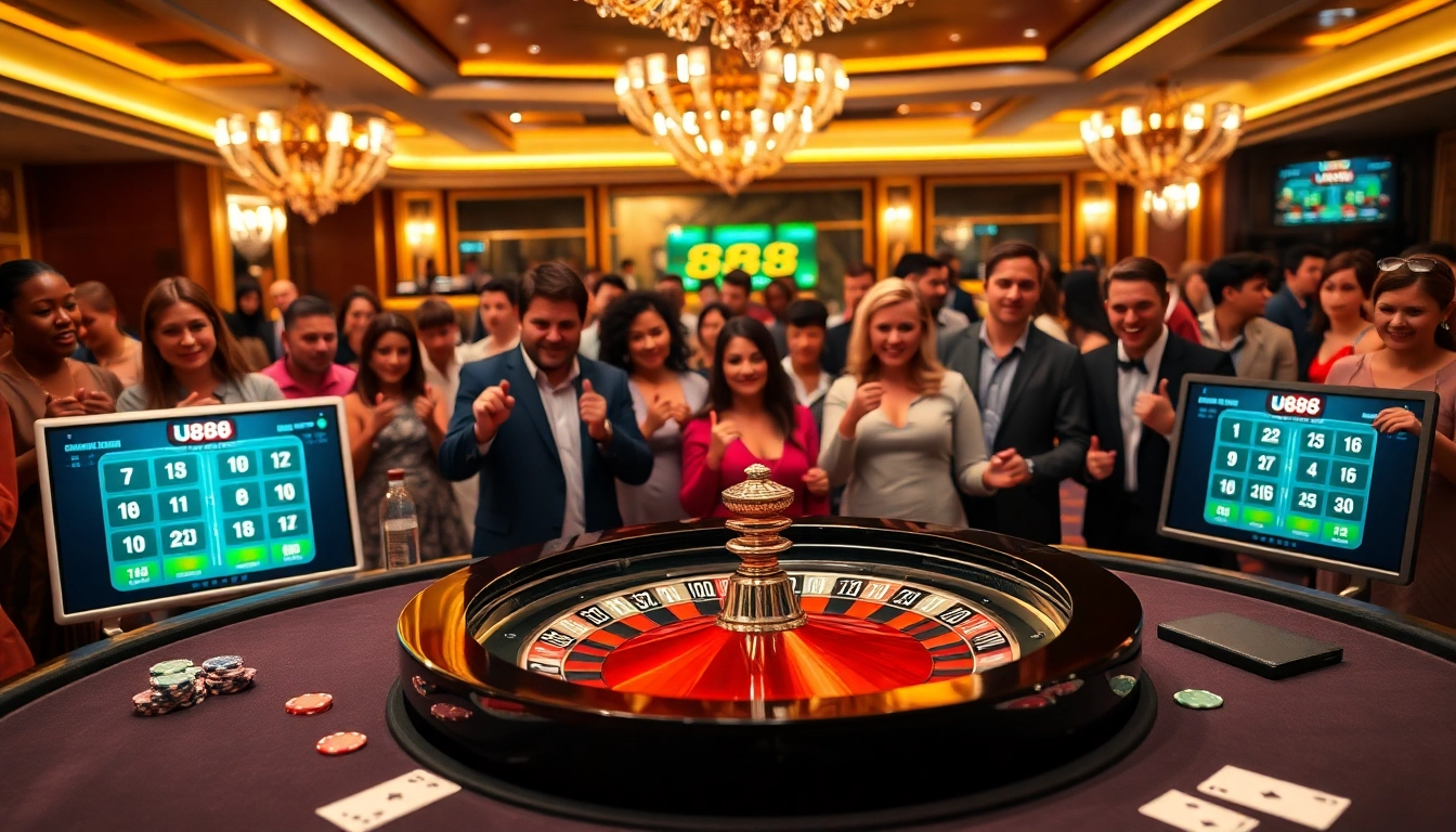 Experience the excitement of U888 with lively casino games and engaging digital interfaces.