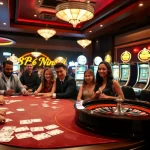 Players engaging in thrilling games at 98win.exposed casino, showcasing slots and poker.