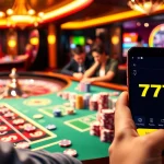 Engage in thrilling gameplay with 777g Download at an elegant casino table featuring roulette and poker.
