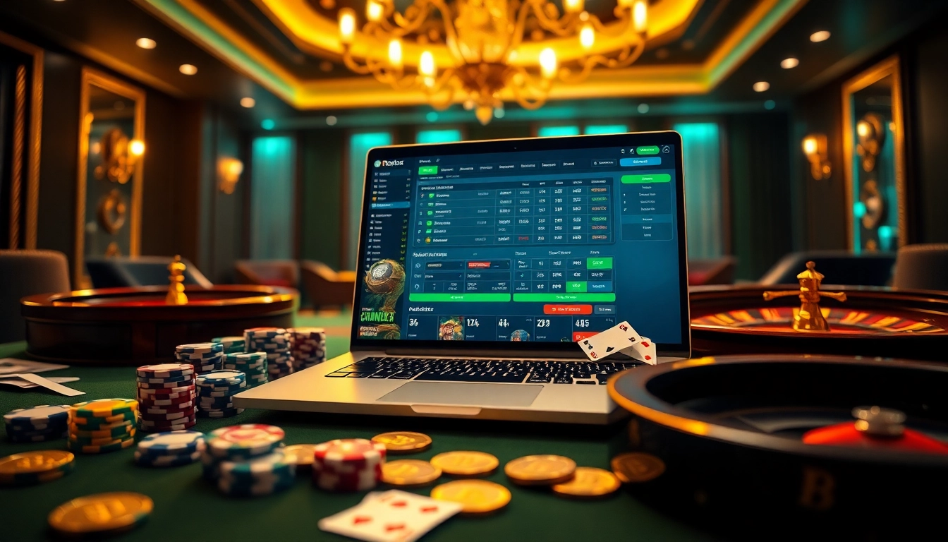 Experience online gambling thrills at https://fabet.free/ with a professional casino scene featuring betting tools and accessories.