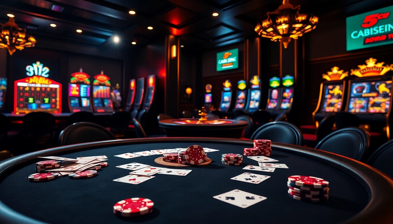 Experience high-stakes gaming at https://f168.today/ with luxurious poker tables and vibrant chips.