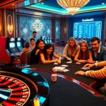 Experience the excitement of God55 casino with vibrant gaming visuals and engaging players.