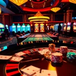 Experience high-stakes excitement with uu88 at a luxurious casino setting showcasing glamorous games.