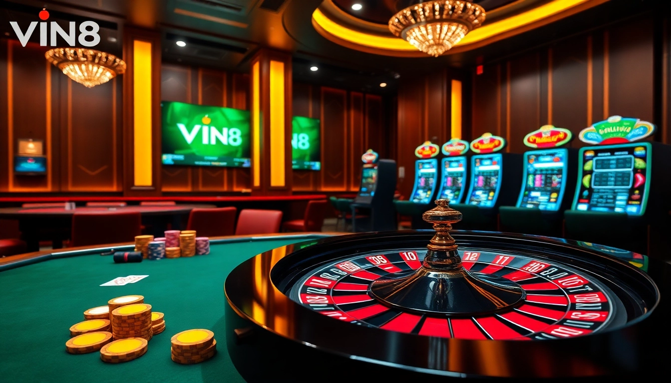 Experience professional gaming at VIN88 casino with exciting poker and roulette.