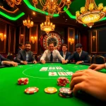 Experience high-stakes poker excitement at RR88 with vibrant chips and cards on a luxurious table.