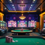 Engaging online gambling scene featuring the brand ww 88 with vibrant slot machines, poker tables, and betting slips.