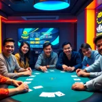 Online gaming scene at topgamebaidoithuong.mx with players enjoying exciting card games and interactive platforms.
