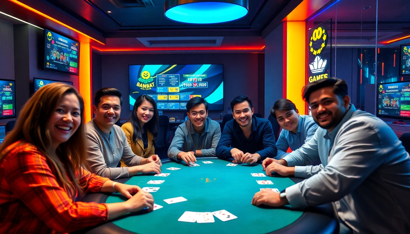 Online gaming scene at topgamebaidoithuong.mx with players enjoying exciting card games and interactive platforms.