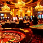 Experience the excitement of ku3933 with players enjoying a sophisticated roulette game in a luxurious casino setting.