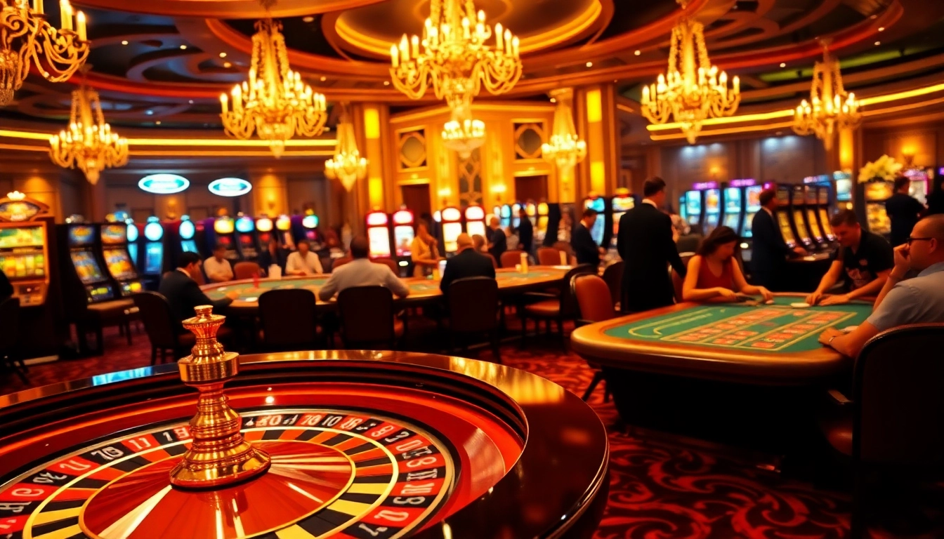 Experience the excitement of ku3933 with players enjoying a sophisticated roulette game in a luxurious casino setting.