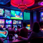 Exciting online gaming atmosphere at winvn88.live with diverse players engaging in thrilling casino games.