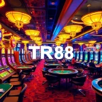 Engaged gamblers strategize wins at TR88-inspired luxury casino tables.