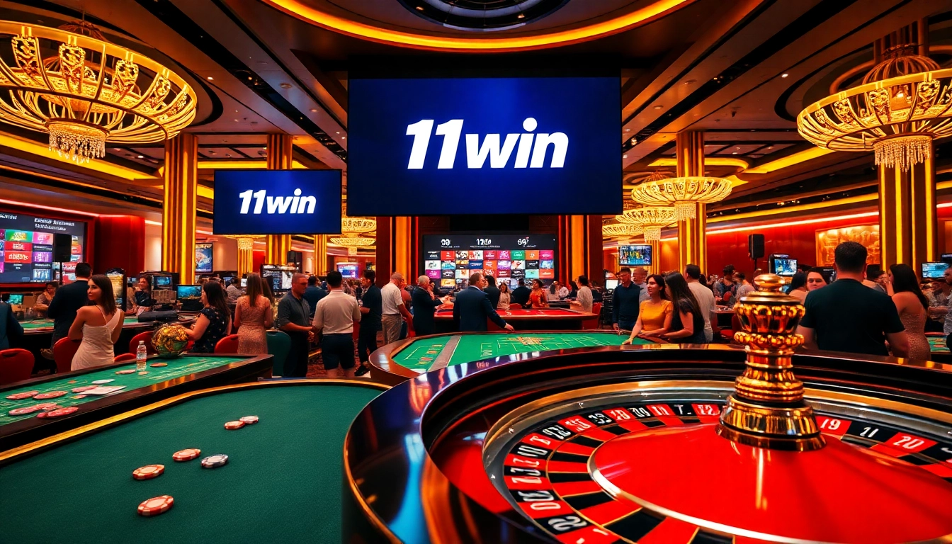 Experience thrilling gaming action with 11win at a luxury casino featuring roulette and excitement!