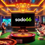 Sodo66 players engaging with immersive online casino games and vibrant graphics.