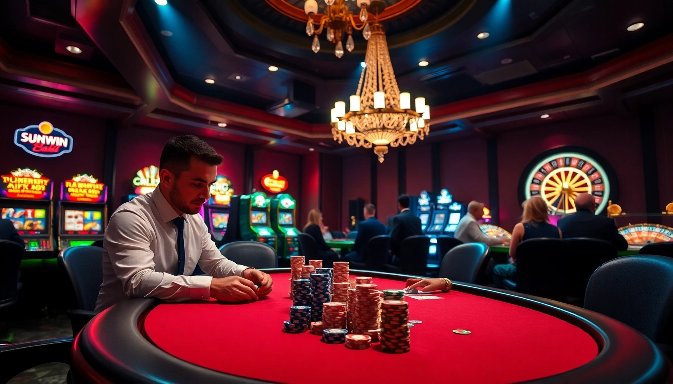 Experience the excitement of poker at https://sunwin.builders/, featuring intense gameplay and vibrant casino ambiance.