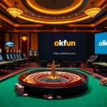 Experience the thrill of gambling on https://okfunb.com/ with poker tables and roulette wheels in a luxurious casino setup.