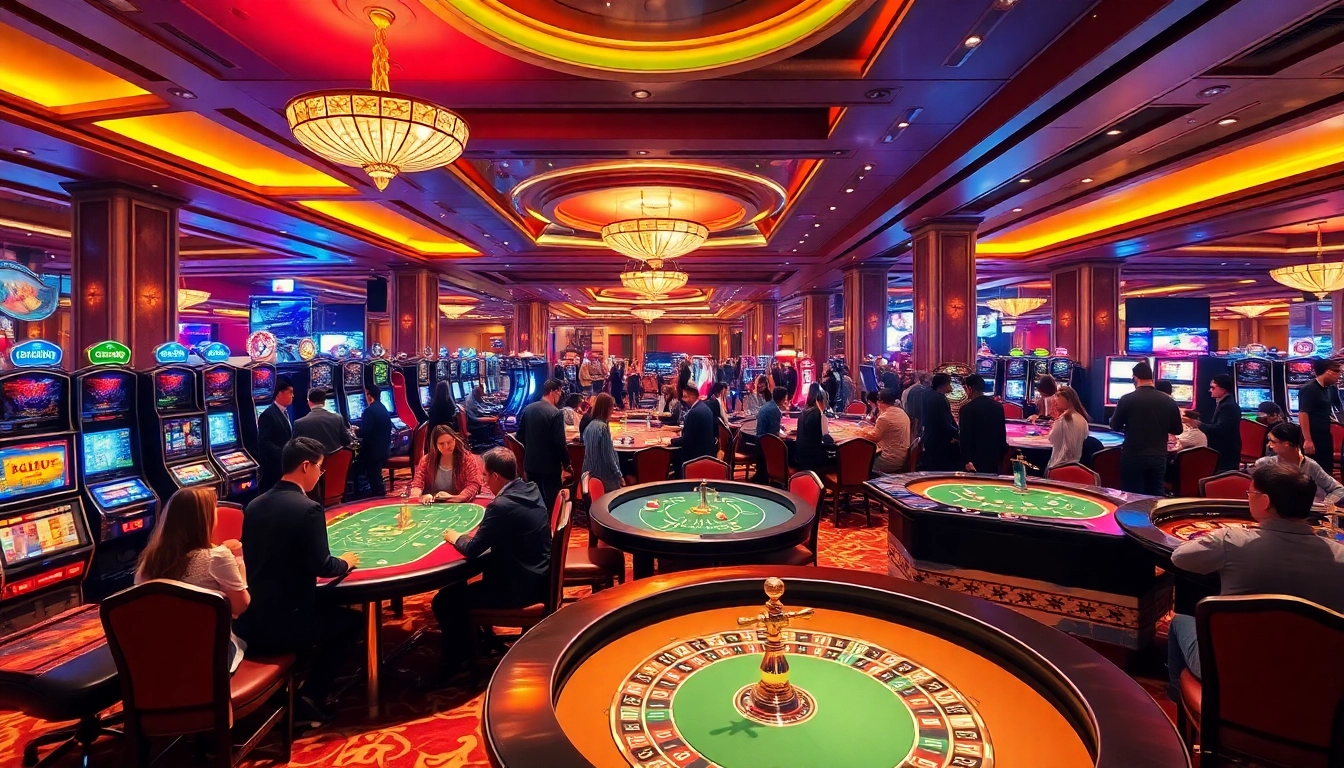 Experience the excitement of gambling at 88i nhà cái with vibrant casino visuals and thrilling games.