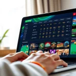TTPTP online betting platform interface showcasing vibrant slots and poker tables.
