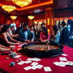 Experience the thrilling atmosphere of 789CLUB with vibrant casino tables and exciting games.