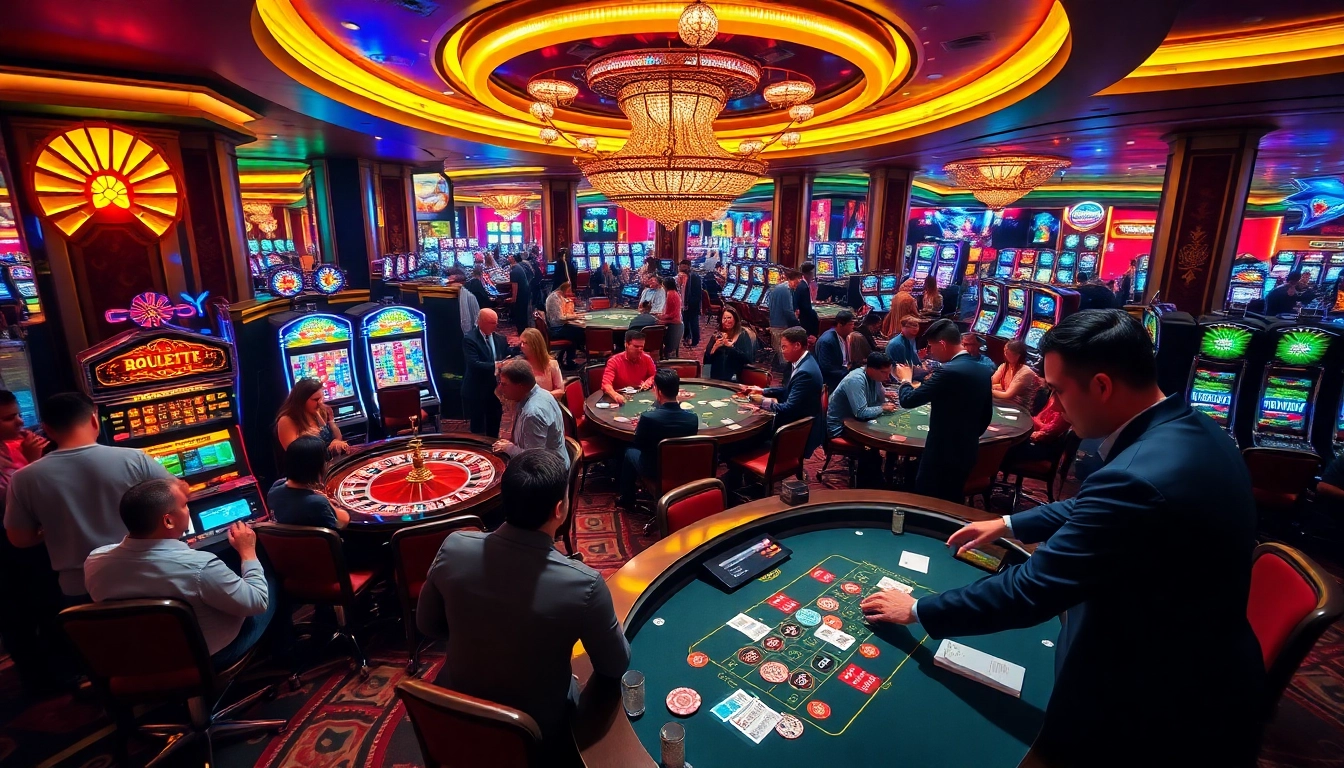 Experience thrilling gameplay at https://sumvip.app/ with vibrant casino tables and engaging players.