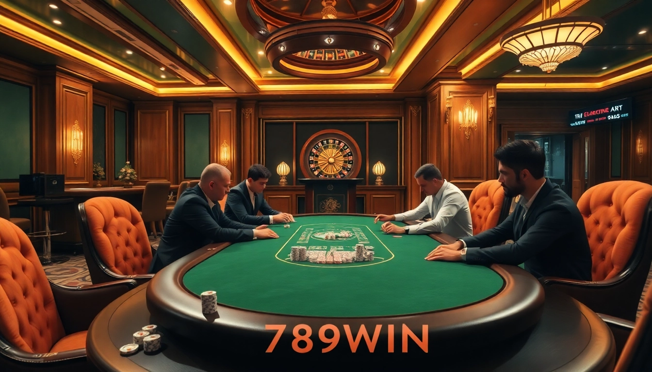 Experience the thrills of high-stakes poker at 789WIN's luxurious casino.