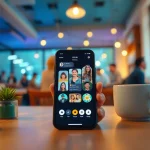 Visualize the interactive interface of https://okfun.uk.net/, promoting vibrant social connections in a modern setting.