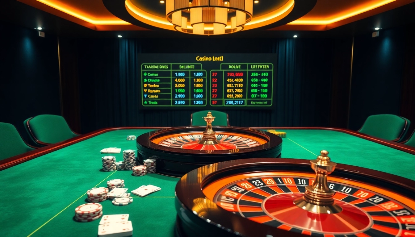 Experience the thrill of gaming at https://rr8888.in.net/ with an exciting casino scene featuring poker chips and a roulette wheel.