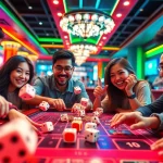 Players enjoying an engaging online Game tài xỉu session with vibrant visuals.