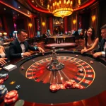 Experience the thrill of winning at OK roulette tables in a luxurious casino setting.