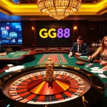 Experience the thrill of GG88 gaming with vibrant casino tables and exciting betting action.